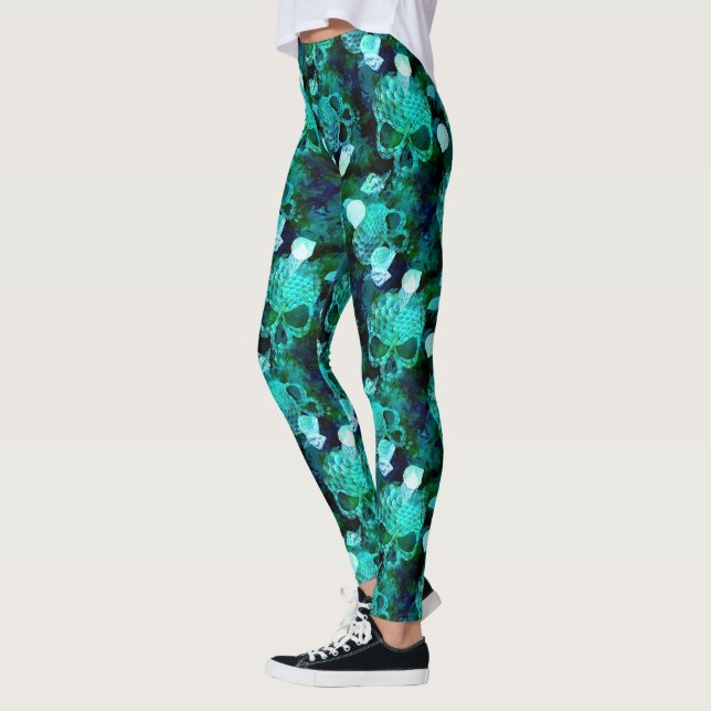 Mermaid Skull Leggings (Left)