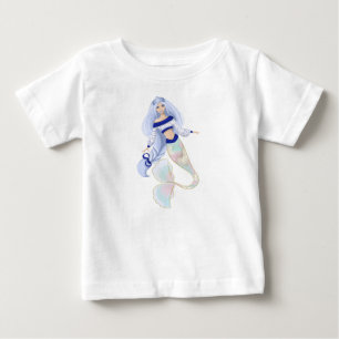 Mermaid Snow Maiden baby t-shirt