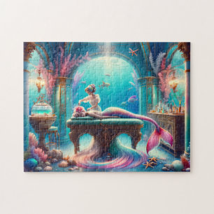Mermaid Spa Serene Sirens Underwater Relaxation Jigsaw Puzzle