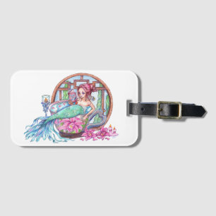 Mermaid Spa Time Luggage Tag