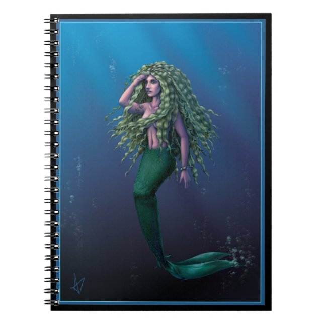 Mermaid Spiral Notebook (Front)