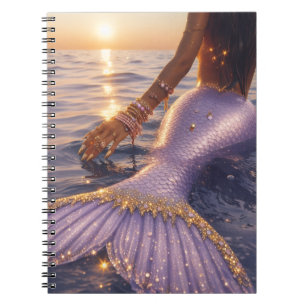 mermaid spiral notebook