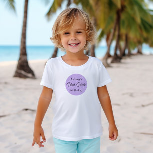 Mermaid Splish Splash Birthday Baby T-Shirt