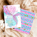 Mermaid Splish Splash Pool Party Girl Birthday Invitation<br><div class="desc">♥ A fun invitation for your little ones birthday party! ★ Easily PERSONALIZE this design with your details! ★ If you need coordinating MATCHING ITEMS, please check our matching collection or shop. Do you have any questions about our designs or if you can't find what you are looking for, please...</div>