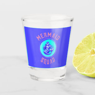 Mermaid Squad Birthday Party Theme Shot Glass