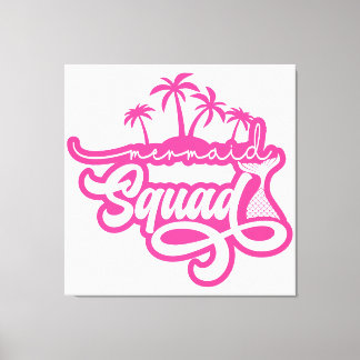 Mermaid Squad Canvas Print