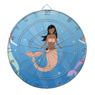 mermaid squad dartboard