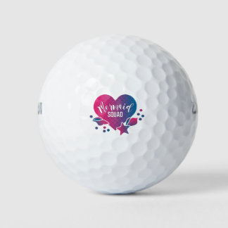 Mermaid Squad, Heart and Seashells Golf Balls