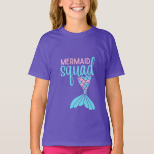 Mermaid Squad Kids Mythical Graphic T-Shirt