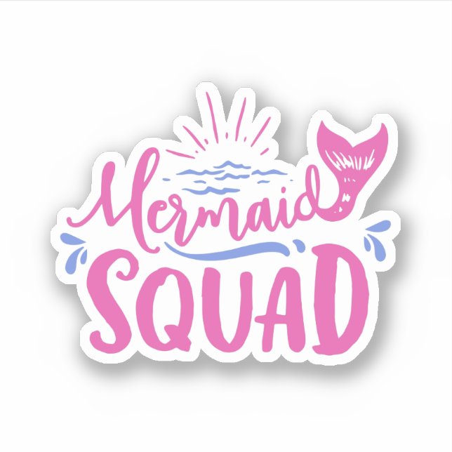 Mermaid Squad Sticker (Front)