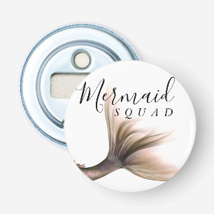 Mermaid Squad Terracotta Soft Peach Bachelorette Bottle Opener