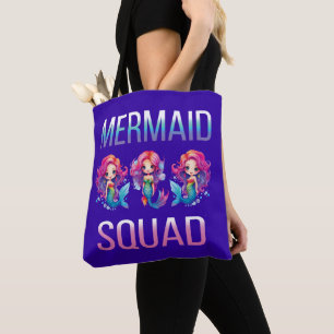 Mermaid Squad Tote Bag