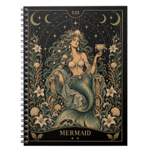 Mermaid, Starlit Tarot Art Notebook