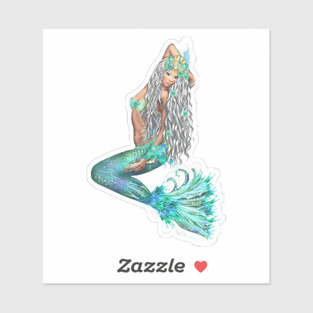 Mermaid Sticker (Sheet)