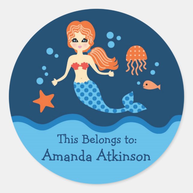 Mermaid Sticker (Front)