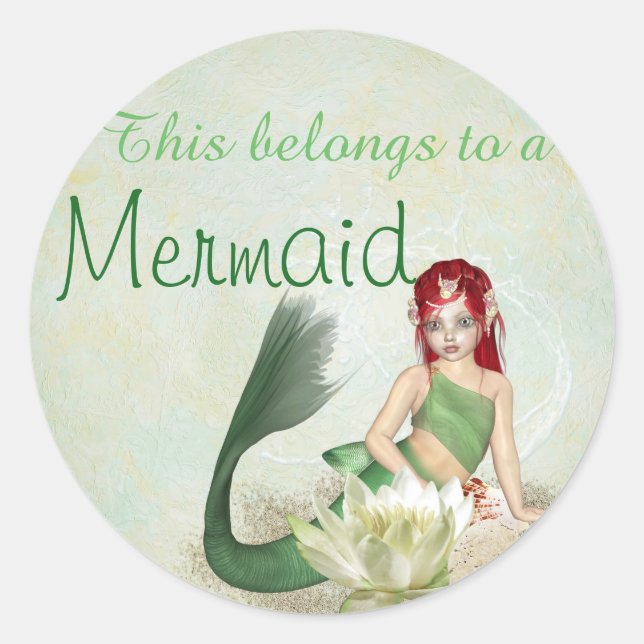 Mermaid Stickers (Front)