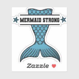 Mermaid Strong sticker