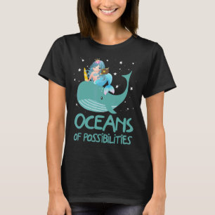 Mermaid Summer Reading 2022 Oceans Of Possibilitie T-Shirt