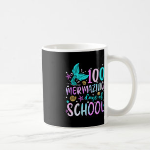 Mermaid Tail 100 Mermazing Days of School Toddler Coffee Mug