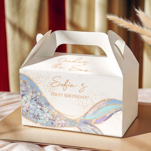 Mermaid Tail 1st Birthday Favour Box