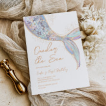 Mermaid Tail 1st Birthday