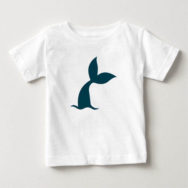 Mermaid Tail Baby T-Shirt (Front)