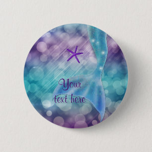 Mermaid Tail Enchanted Under The Sea Birthday Pin