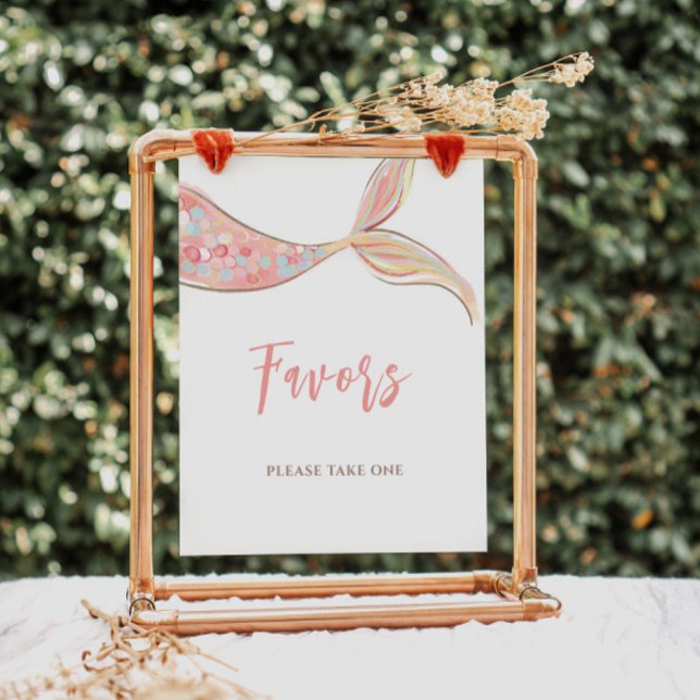 Mermaid Tail Favours Birthday Sign (Creator Uploaded)
