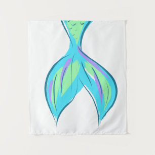 Mermaid Tail Tapestry