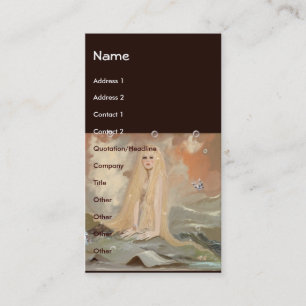 Mermaid Template Business Card