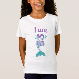 Mermaid Tenth Birthday T-Shirt