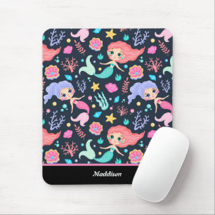 Mermaid Themed Customisable Mouse Pad