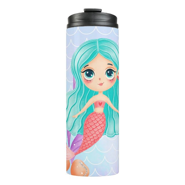Mermaid  thermal tumbler (Front)