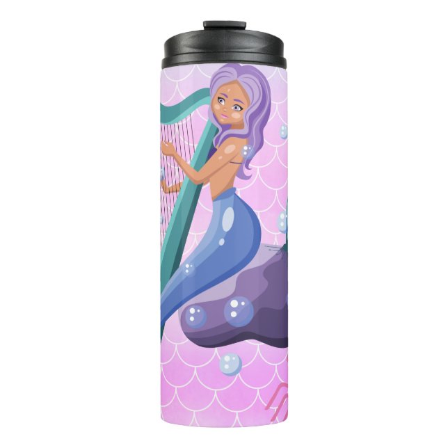 Mermaid  thermal tumbler (Front)
