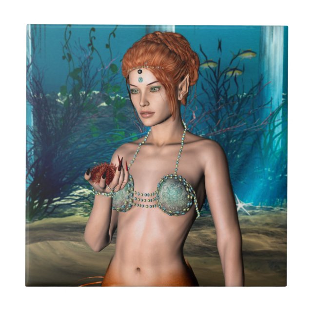 Mermaid Tile (Front)