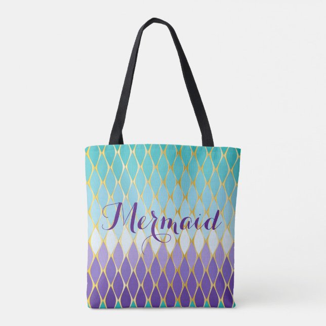 Mermaid tote bag (Back)