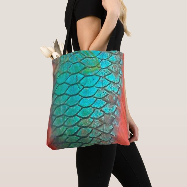 Mermaid Tote Bag (Close Up)