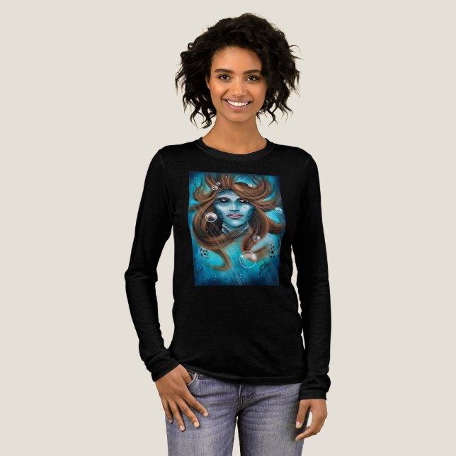 Mermaid Tri-Blend Shirt (Full Front)