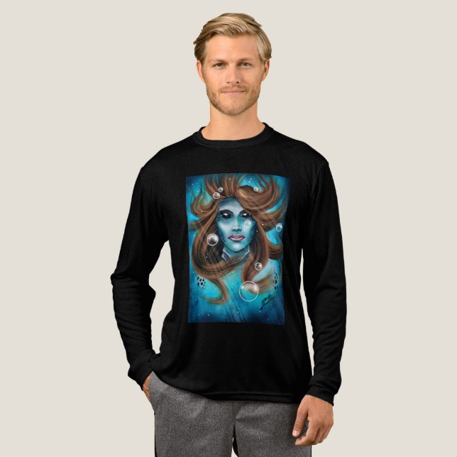 Mermaid Tri-Blend Shirt (Full Front)