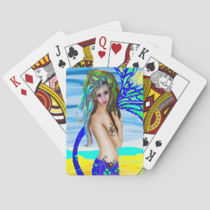 MERMAID TROPICAL Classic Playing Cards