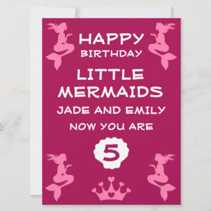  Mermaid Twin Sisters