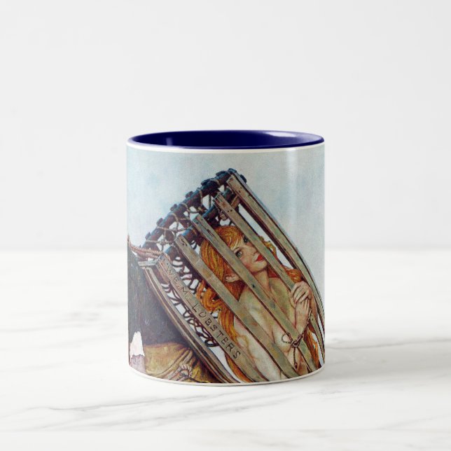 Mermaid Two-Tone Coffee Mug (Center)