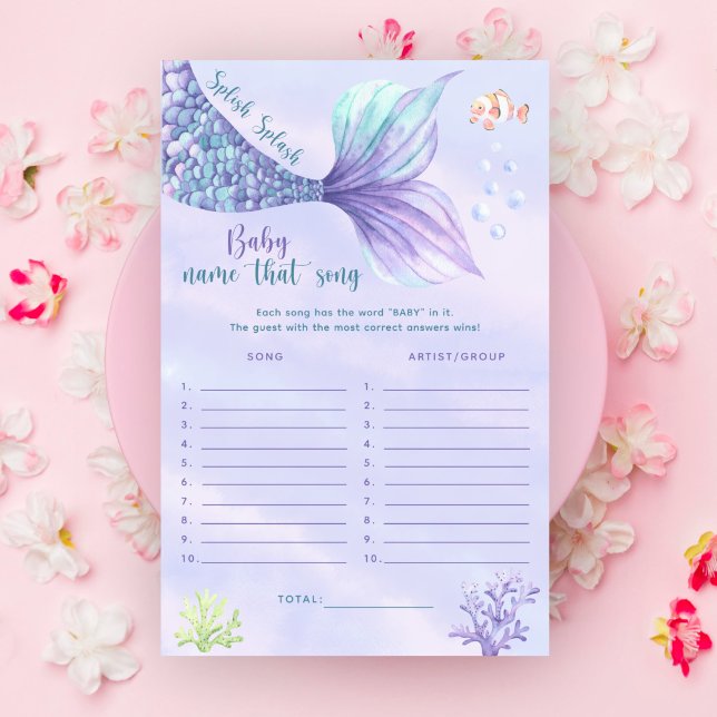 Mermaid Under the sea Baby name that song game (Creator Uploaded)