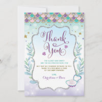 Mermaid Under the Sea Beach Ocean Baby Shower