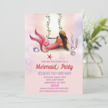 Mermaid Under The Sea Birthday Party