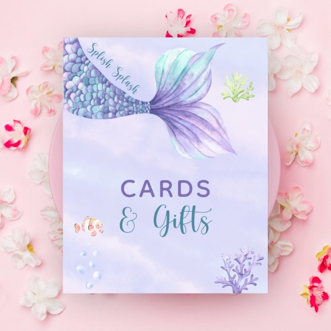 Mermaid Under the Sea Cards and Gifts Poster (Creator Uploaded)