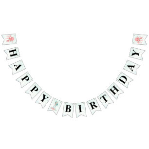 Mermaid Under the Sea Girls Birthday Bunting
