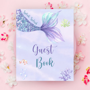 Mermaid Under the Sea Guest book