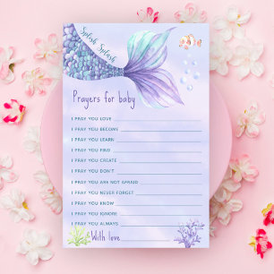 Mermaid Under the sea Prayers for baby
