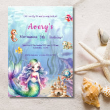 Mermaid Under The Sea Splash Birthday Party